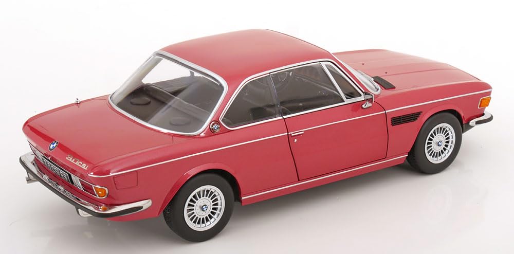 KK Scale KKDC120192A - 3.0 CSI E9 Red Metallic with Alpina Rims 1971 - échelle 1/12 - modèle de Voiture