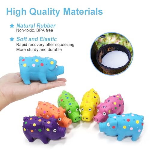 6 Juguetes de Cerdito Sonoro para Perros, 4 Pulgadas miniatura 4
