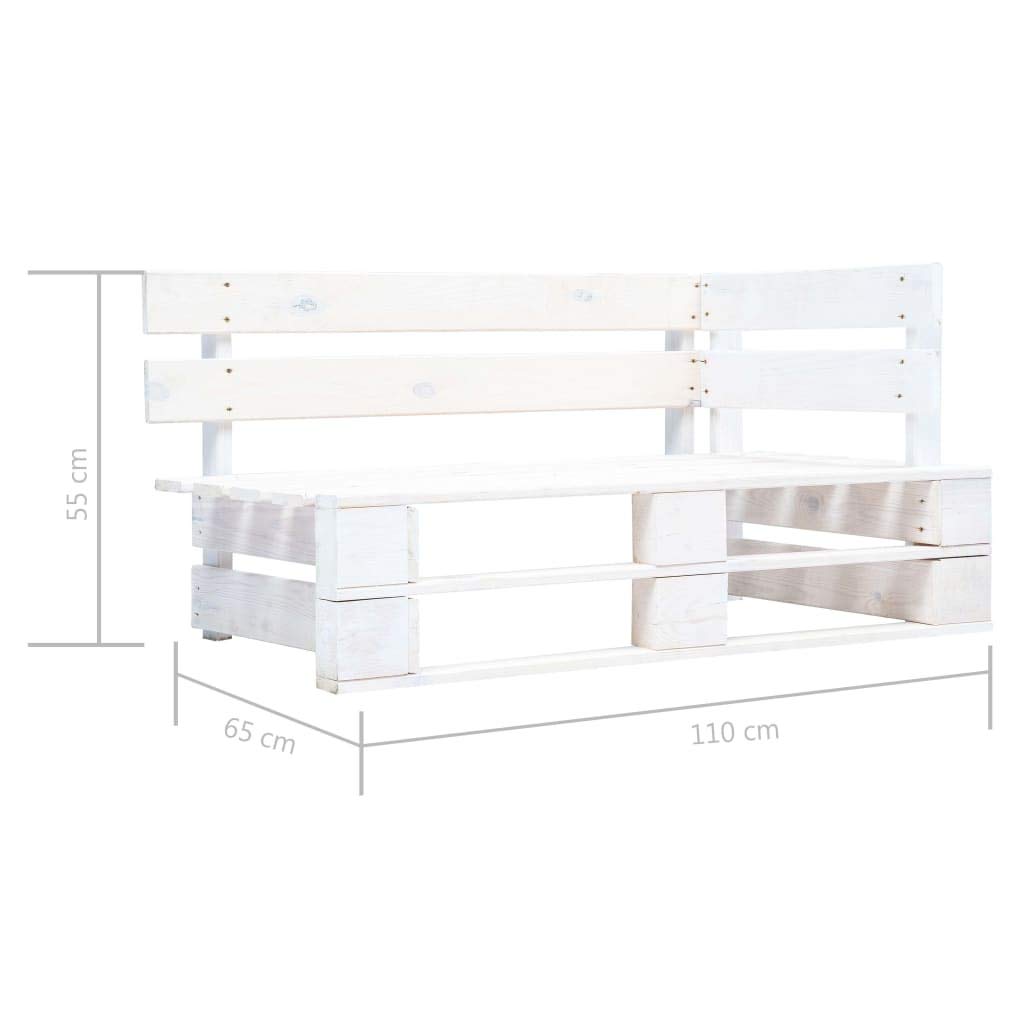 4-częściowy zestaw mebli ogrodowych z impregnowanego drewna sosnowego, sofa z palet z poduszkami do ogrodu, na taras lub do salonu, rustykalny design, trwały i łatwy w pielęgnacji