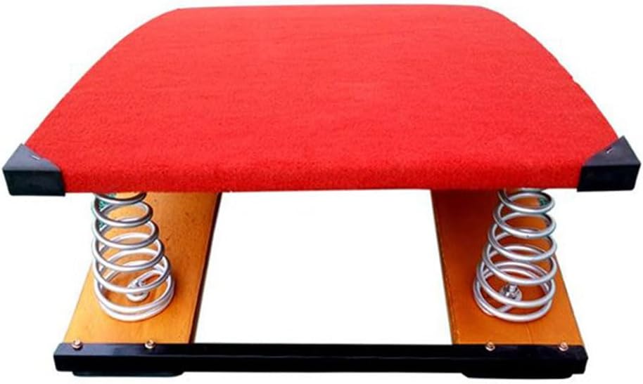 Gymnastics Vault Springboard for Kids,Gymnastics Equipment with 2 Springs,Steel Springs & Jump Pad,Gymnastics Assistance Springboard for Home Gym Training