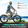 Peak 3000W Dual Motor Ebike 38 MPH,26" Fat Tire Electric Bike for Adults,48V 23AH Removable Battery,All Terrain Adult Electric Bicycles,85 Mile E Bike Lockable Suspension (5000W Dual Motor Green) #3
