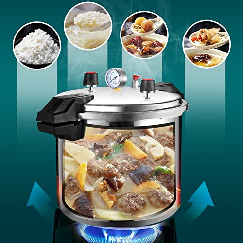 Wantjoin Pressure Cooker, Pressure Pot With Pressure Control For Home Kitchen Or Restraurant, Commercial Pressure Cooker With Gauge (23Qt) #TOP7