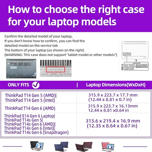 Funda para laptop Lenovo ThinkPad E14 Gen 6 Rosa miniatura 4