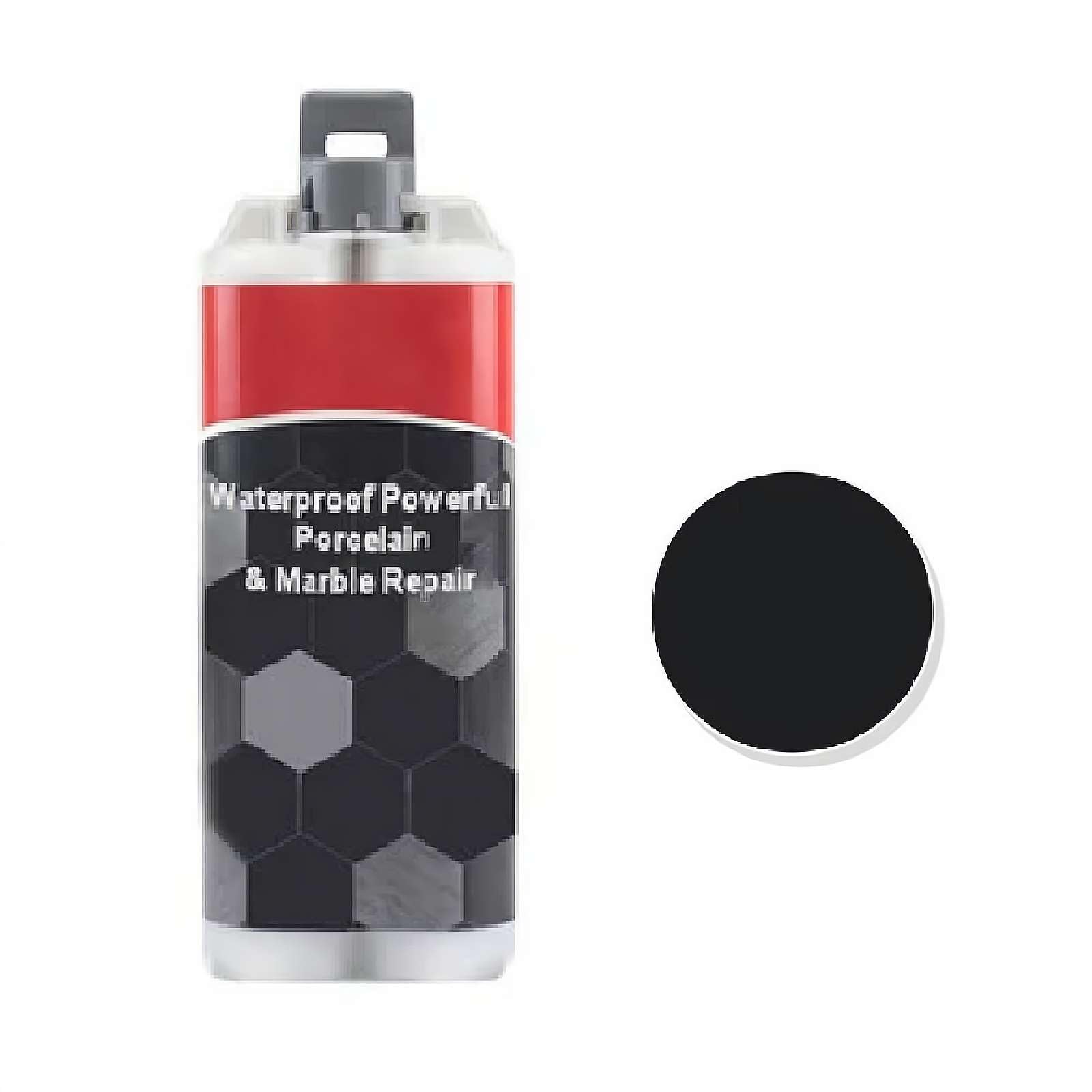Tile & Stone Repair Kit, 50ml Ceramic Tile Repair Kit, Fast-Drying Waterproof Repair Filler for Porcelain,Marble,Ceramic & Granite, Crack,Chip & Grout Repair for Bathrooms,Sinks,Showers & Bathtubs