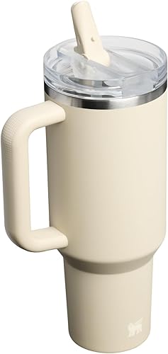 Miniatura 3 de STANLEY Quencher ProTour - Vaso de paja con tapa a prueba de fugas, popote y asa integrados, compatible con portavasos para viajes, vaso de acero