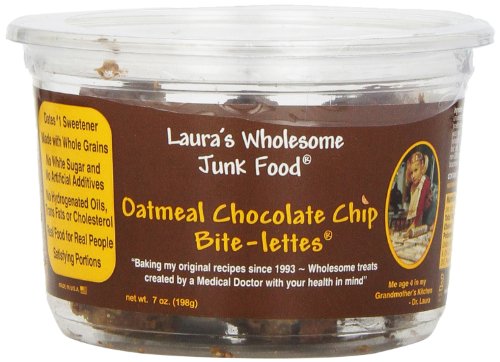 Laura s Wholesome Junk Food Cookie, Oatmeal Choc Chip, 7 Ounce