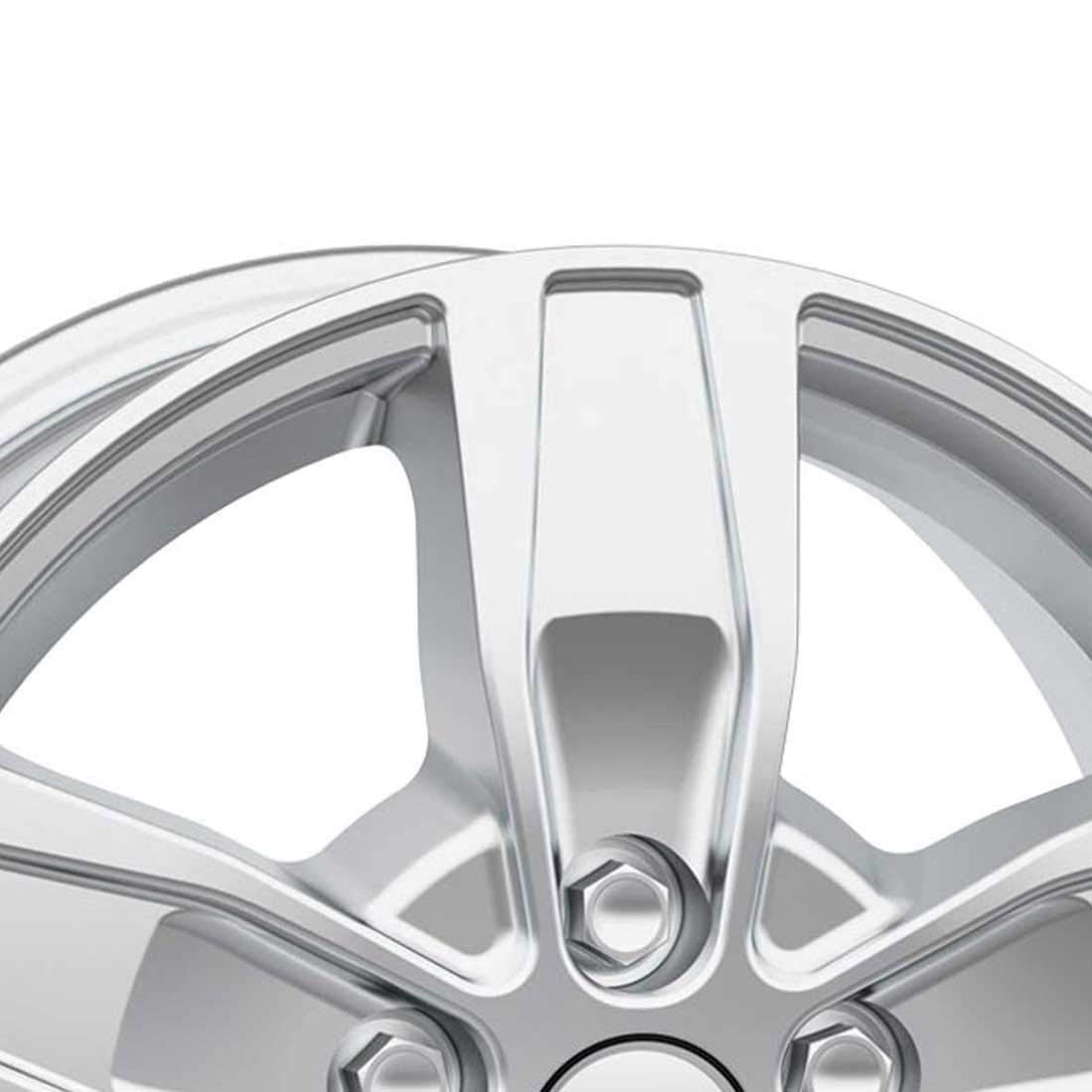 4x jantes en aluminium Autec QUANTRO 6.5x16 ET66 5x130 Brillantsilber