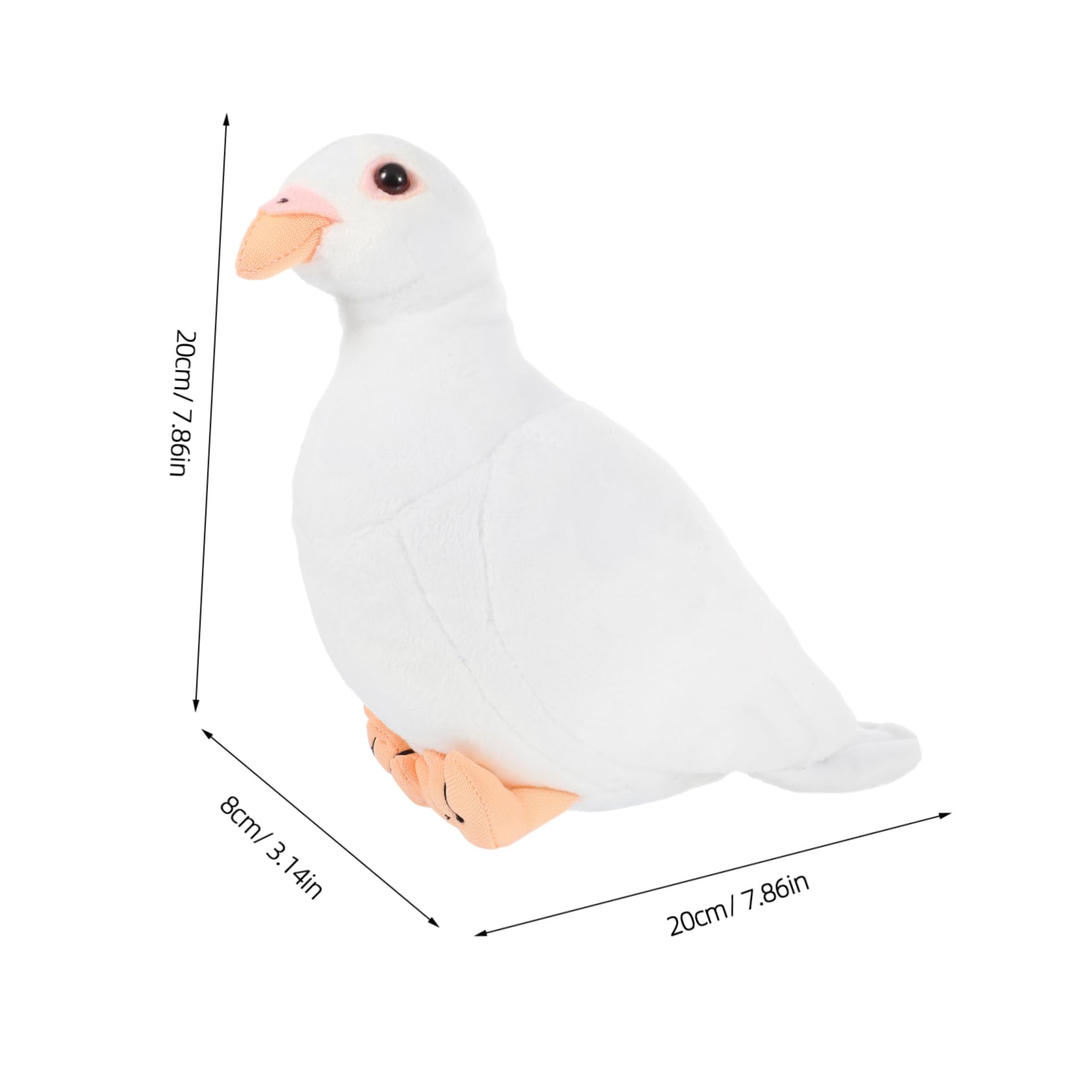 Amazon.co.jp: Vaguelly 5個 鳩 どこに 装飾 かわいい 小さい 鳩