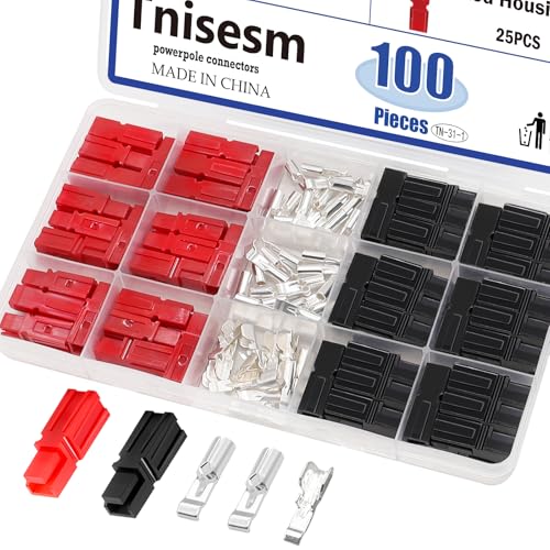 Conectores de alimentación de 15/30/45 amperios Tnisesm, terminales modulares AWG 10-20
