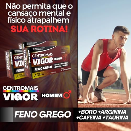 Centro Mais Vigor Homem, Suplemento Energético, 60 Cápsulas