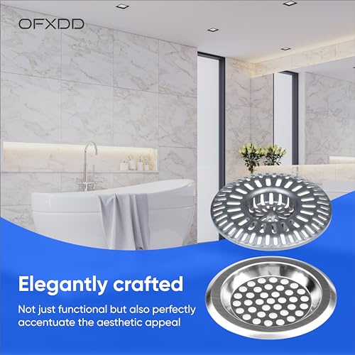 2 Protectores de Drenaje para Baño y Cocina Acero y Plástico miniatura 6