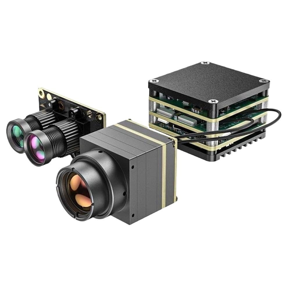 FPV AI Camera Locking Tracking System Drone Thermal Dual Cameras Target Guidance Module Kit Compatible With HS Airforce Al VisionCube DT Racing