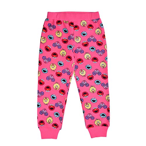 Image of Sesame Street Girls Long Sleeve Shirt and Pants Set for Baby, Toddlers, and Little Kids