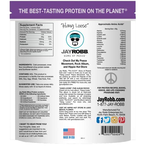 Jay Robb Whey Isolate Protein Powder, Low Carb, Keto, Vegetarian, Gluten Free, Lactose Free, No Sugar Added, No Fat, No Soy, Nothing Artificial, Non-GMO, Best-Tasting (5 Pound, Unflavored) - Thumbnail 2