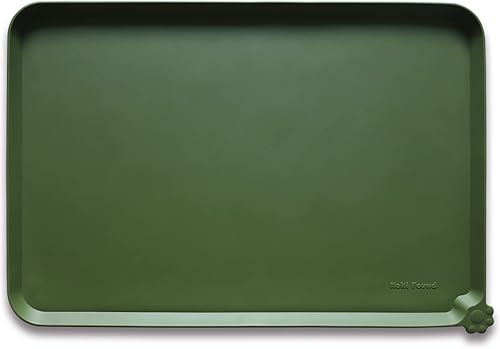 Miniatura 115 de Hoki Found - Bandeja de silicona para comida de mascotas , tapete mantel individual antideslizante para mascotas, tapete impermeable de alimentación