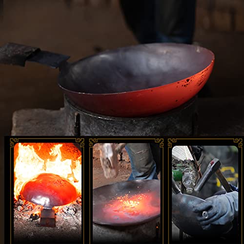Wok de Hierro Fundido 12.5 Pulgadas con Mango Desmontable miniatura 6