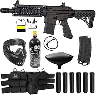 Maddog Tippmann TMC MAGFED Titanium CO2 Paintball Gun Starter Package - Black