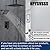 NPYSVSSS Shower System Dual Shower Heads with 12" Ceiling Mounted Rain Shower Head & 6" Wall Mounted Head Full Body Luxury Rain Shower System 3 Way Pressure Balance Valve Kit, Matte Black