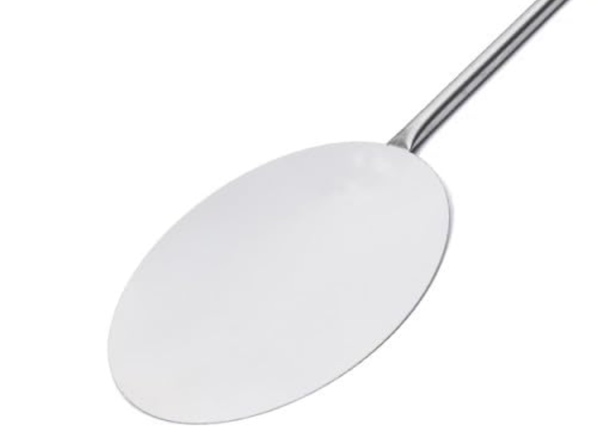 Giemme Palino inox Ø22 cm per girare e sfornare pizza manico 82 cm | Palino Ø22 cm; Manico 82 cm; Acciaio inox AISI 430; Per girare la pizza; Impugnatura in polimero