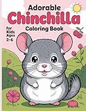  Adorable Chinchilla Coloring Book for Kids Ages 2-6: Cute Chinchilla Coloring Pages for Toddlers and Preschoolers: Easy Chinchilla Coloring and ... and a Beginner-Friendly Workbook for Children