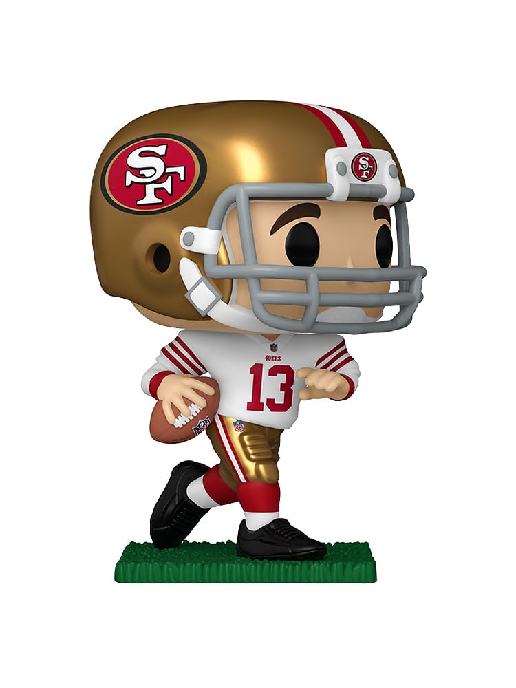 Funko Pop! Football: 49ers - Figura de vinilo de Brock Purdy con protector de caja