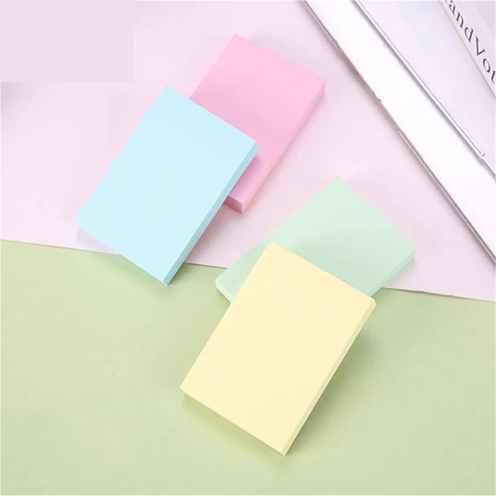 20 segnapagina adesivi portatili colorati, 1200 fogli, 4 colori, blocco note N-Times, per ufficio e scuola (76 x 76 mm)