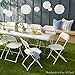 Best Choice Products Set of 10 Plastic Folding Chairs, Portable Stacking Indoor Outdoor Seating for Home, Yard, Garden, Parties, Events w/Non-Slip Feet, 350lb Weight Capacity - White