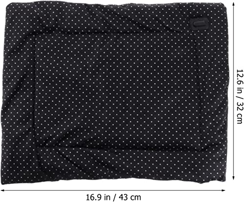 Alfombrilla térmica para reptiles 43x32x1 cm negra miniatura 3