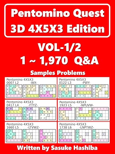 Pentomino Quest 5X4X3 Edition VOL 1