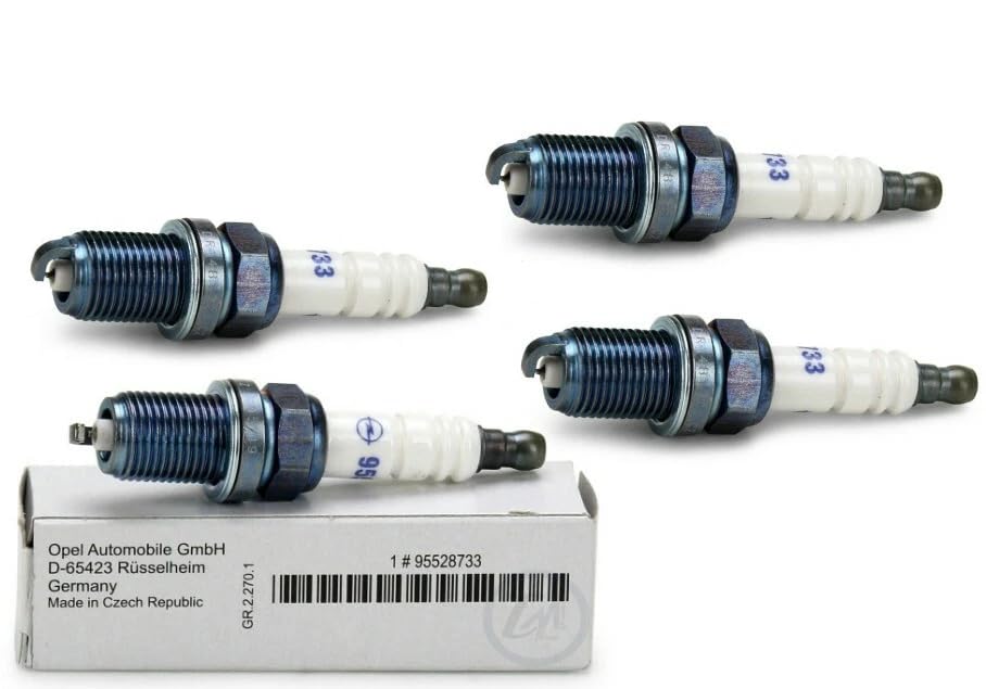 KIT 4 CANDELE ORIGINALI GM OE 95528733 ASTRA J CASCADA MOKKA/MOKKA X ZAFIRA 1.4 BENZINA