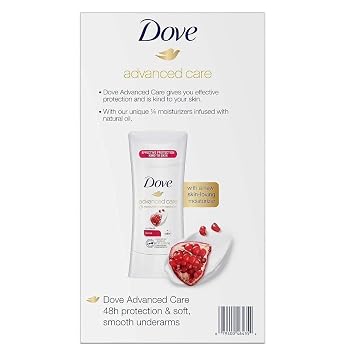 Dove Advanced Care Antiperspirant, 2.6 Ounce (Pack of 4)