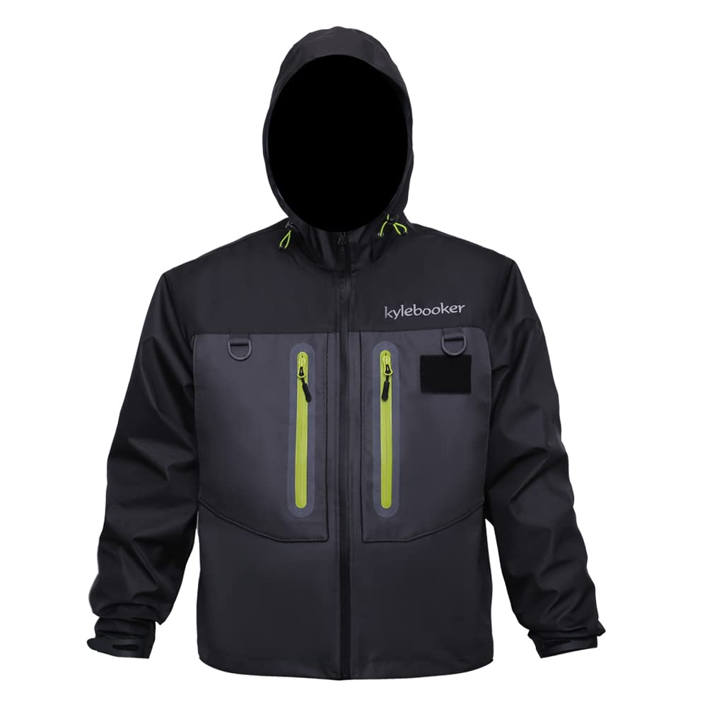 Kylebooker Watjacke zum Fliegenfischen, Outdoor-Aktivitäten, wasserdichte Watjacke für Damen und Herren
