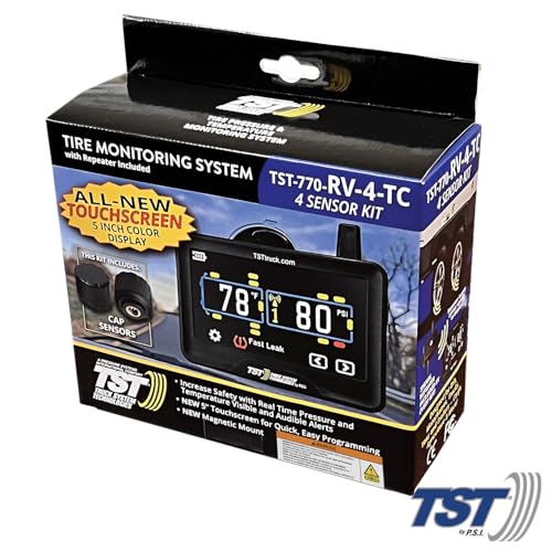 TST TRUCK SYSTEM TECHNOLOGIES 770 Series with 4 Cap Sensors Tire Pressure Monitoring System