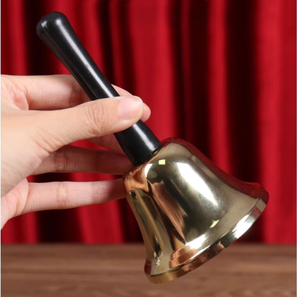 ZQION ‌Ring in The Bell (Gold) Magic Tricks Props Gimmick Decks Close Up Performer Close Up Magie Magician Illusions Mentalism