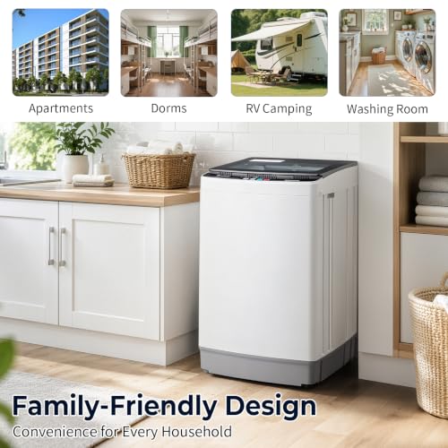 Image of Winado 35LBS Full Automatic Portable Washing Machine with Drain Pump