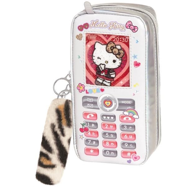 Amazon.co.jp: サンリオ ガラケー型ペンケース ハローキティ チェック
