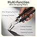 Industrial-Grade Multi-function Cutting Pliers & Nail Puller Tool - High-Leverage Lineman Tools for Electricians with Wire Strippers, Crimpers & Heavy-Duty Cutter (1 Pcs)