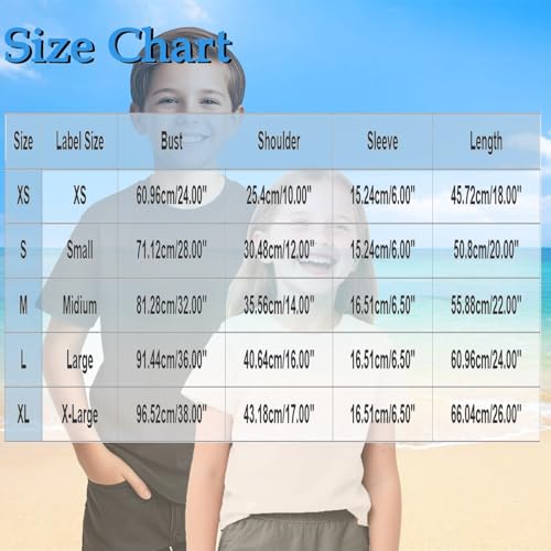 Kids Basic T Shirts for Boys Girls Casual Crewneck Short Sleeve Tee Solid Color School Uniform Tops2