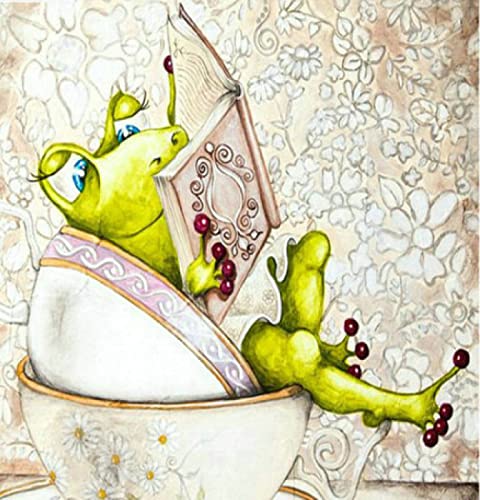 Peinture au diamant 5D grenouille pour évacuer le stress au quotidien