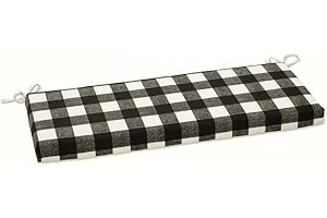 Pillow Perfect Anderson Bench/Swing Cushion - Enchanting Comfort for Outdoor Living