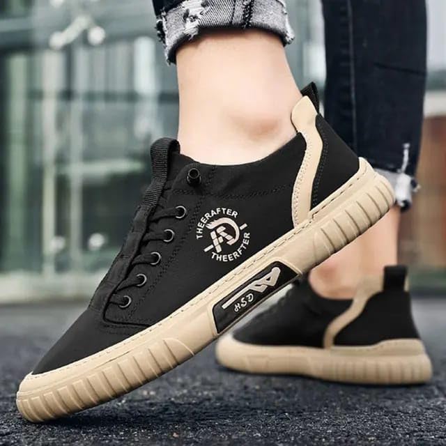 Image of Men's Casual Athletic Sneakers, Lace-up Design with Rubber Sole, Comfortable & Lightweight,Air Mesh Casual Shoes for Men,Soft Cushion Insole Casual Sneakers for Men (Multicolour)