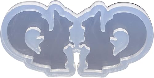 Miniatura 5 de Angel Wings Molde de silicona transparente para ardilla, para resina UV, resina epoxi, manualidades, joyería, bricolaje, dulces, chocolate, para