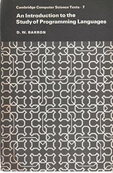 Hardcover Introduction To Programming Languages (Cambridge Computer Science Texts, 7) Book
