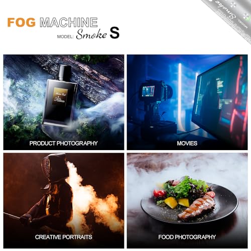 LENSGO Fog Machine, Hand Held Smoke Machine with Remote Control,Portable Mini Fogger Indoor Outdoor Events for Photography Halloween,Party,Stage,Effects, Misty,Weddings Chirstmas Foger Gift - Thumbnail 4