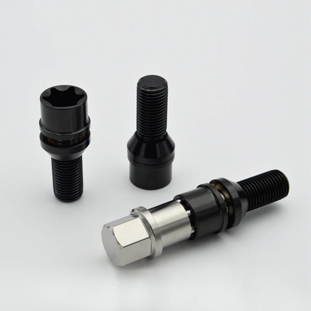 Śruby do Kół dla BMW, dla VW, Śruba koła tytanowa M12x1,5x28-45mm Torx z podkładką stożkową