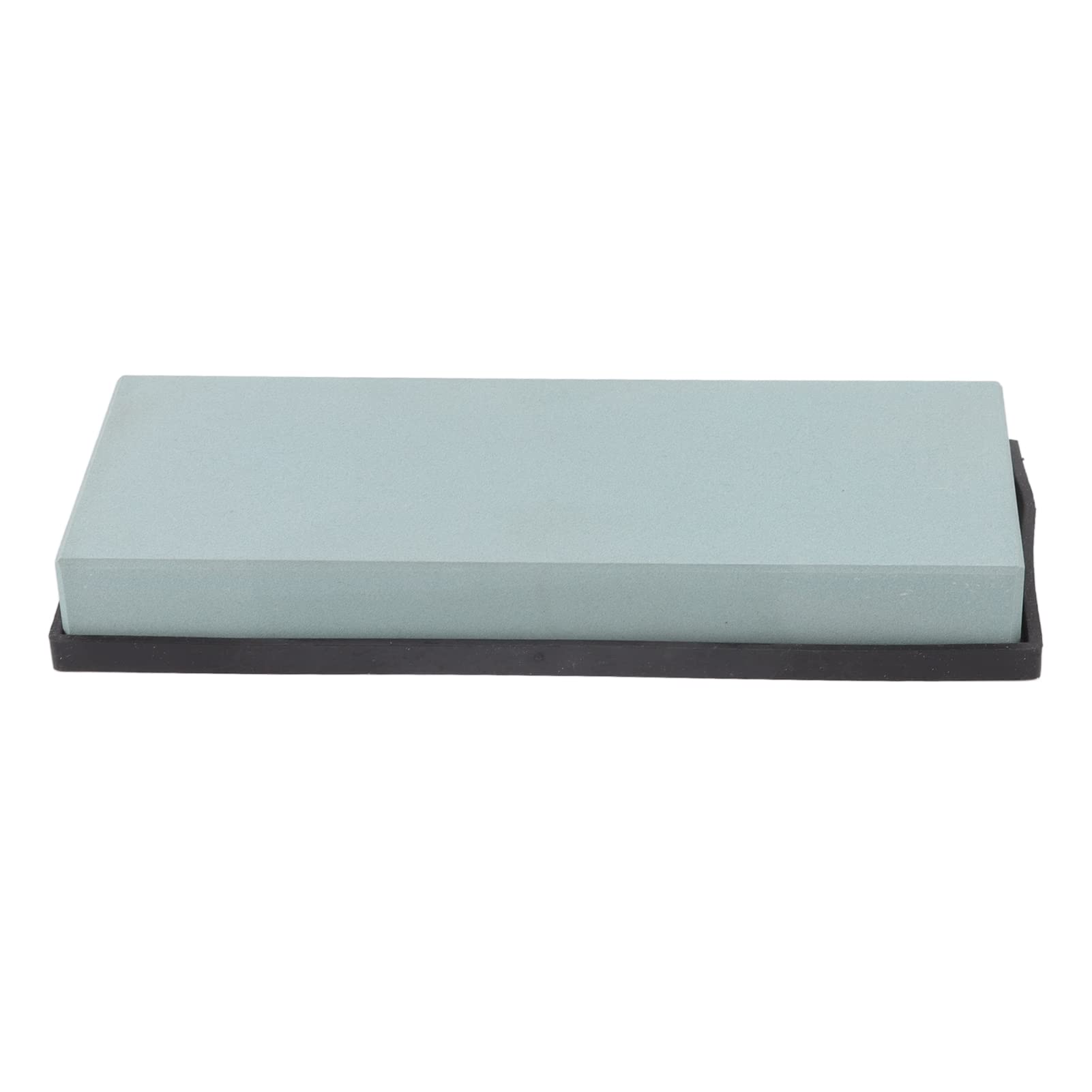 Set profesional de piedras de afilar, kit de piedra de afilado de cuchillos de alta dureza con cubierta de silicona, piedra de agua lavable para cuchillos de chef, tijeras, (Malla 320)
