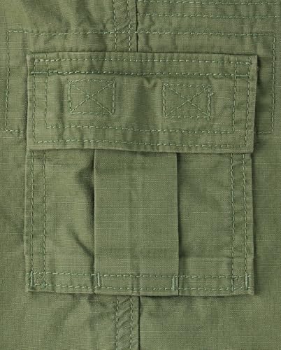 The Children's Place,Boys,Pull on Cargo Pants,Truly Olive Wide,16