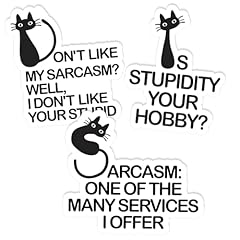 Funny Snarky Attitude Black Cat