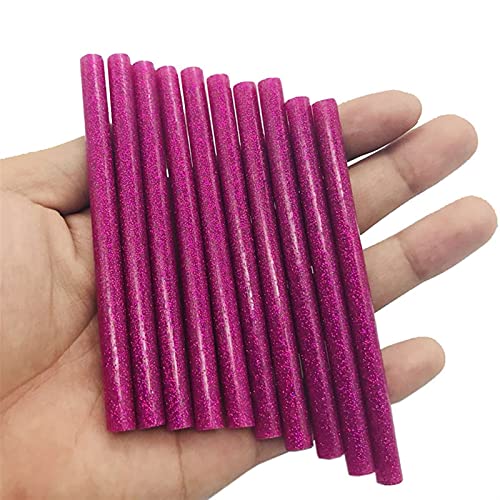 Bastões de cola quente 10 unidades coloridos 7mm100mm bastões de cola quente derretidos para pistola