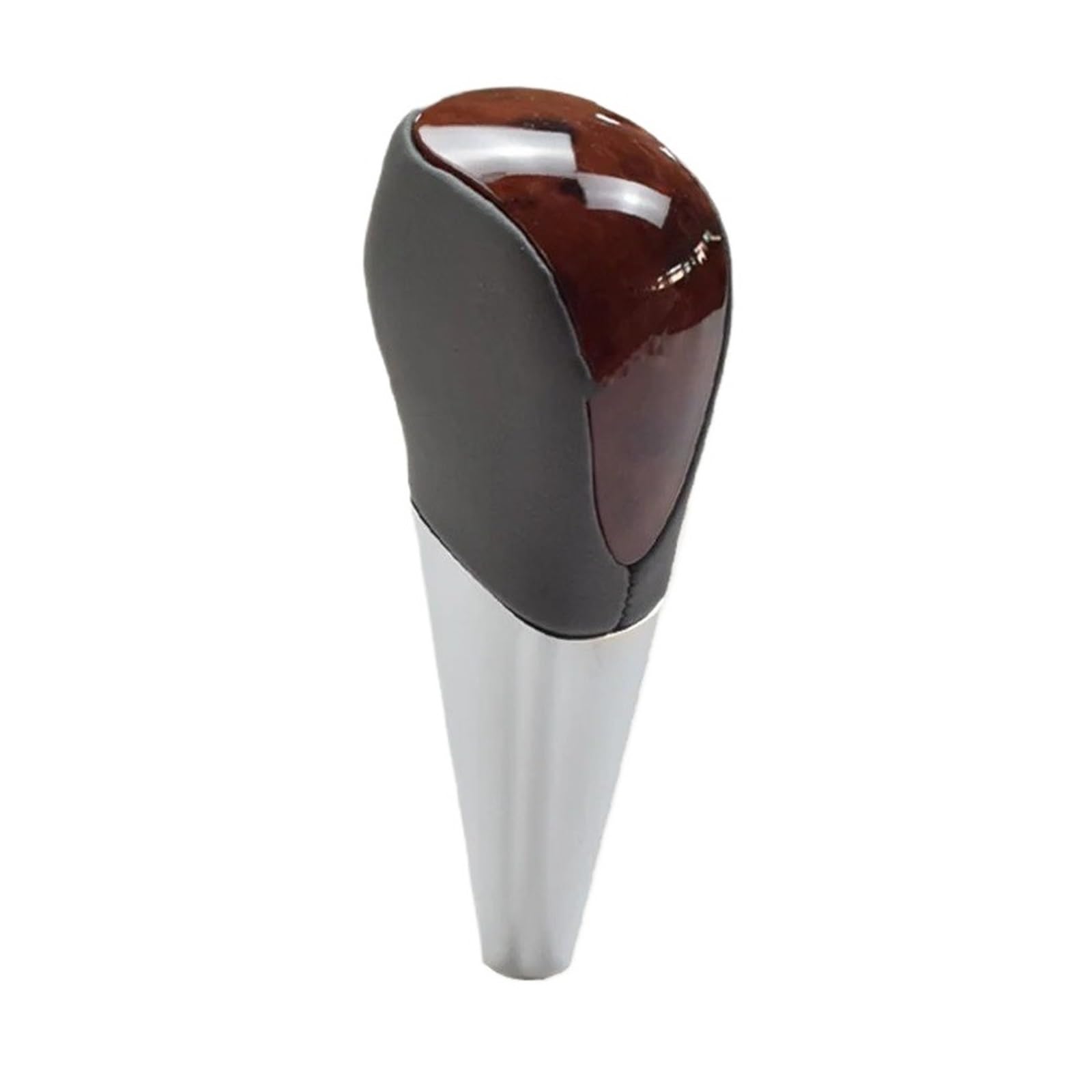 SAUANMNKTP Gearshift Knob for Toyota for Camry 2007-2013 Gear Shift Knob Leather Shifter Lever Stick(Gray-L PW Cover)